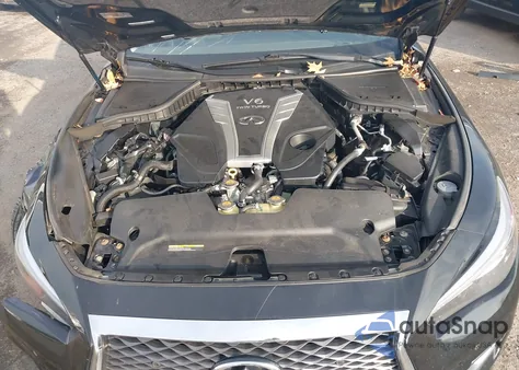 2018 Infiniti Q50 3.0T Luxe z USA, uszkodzony, nr VIN JN1EV7ARXJM439247